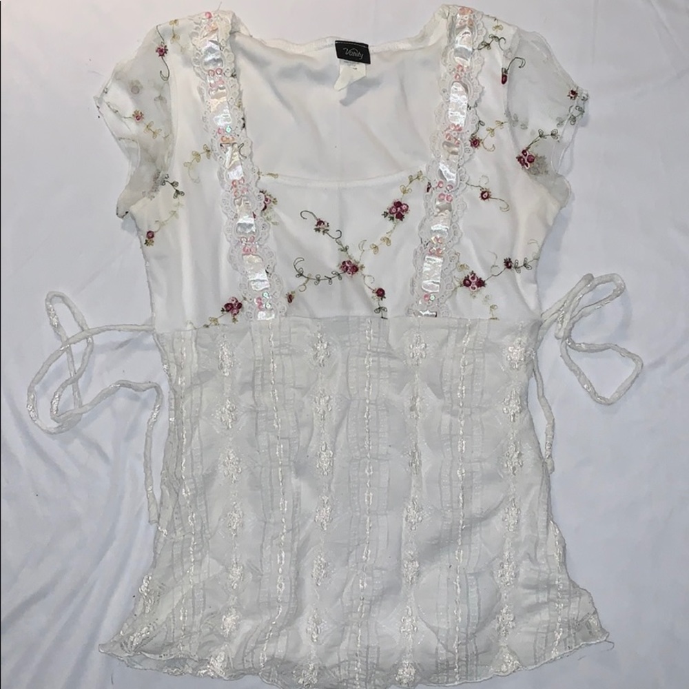 Lace pretty vanity top